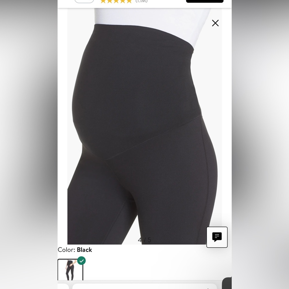 Mamasana Live In cropped Maternity Leggings